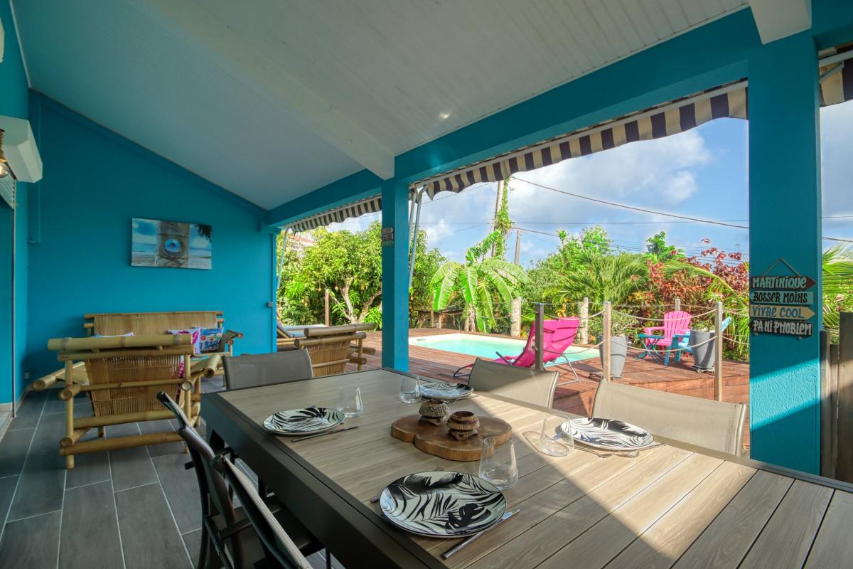 Location villa 8 personnes Sainte luce Martinique - Terrasse